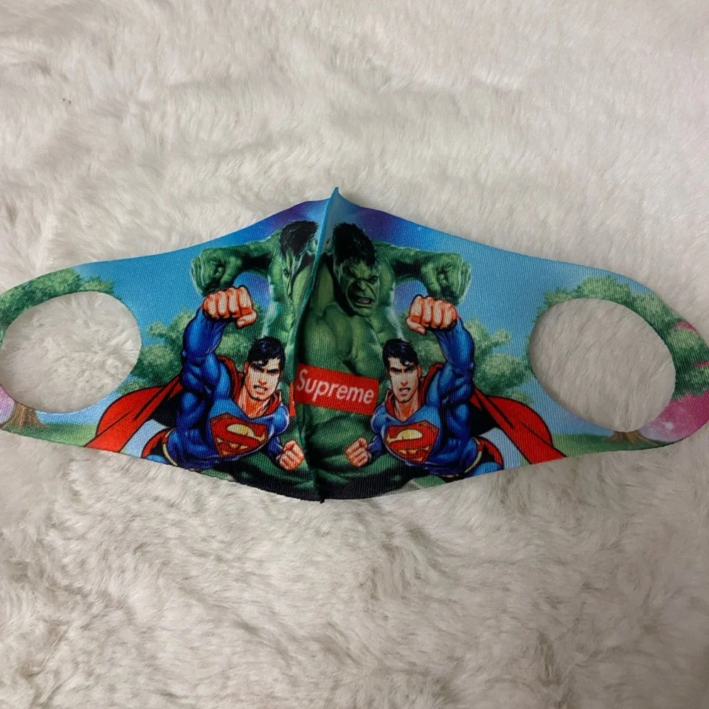 New toddler Supreme Superman face mask